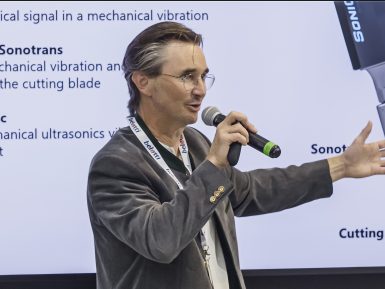Belotti Tech Day Sonicut ultrasonic cutting system Andreas Schoch